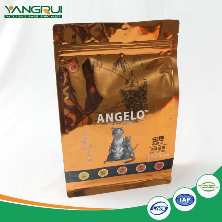 Chất lượng cao đứng Zipper Eight Side Sealed Plastic Bag