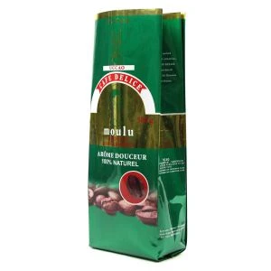 Nhiều lớp vật liệu nhôm lá mỏng bên Gusset cà phê túi xách