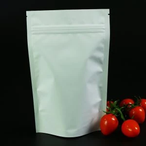 Nhôm lá mỏng đứng lên túi với dây kéo hạt bao bì túi