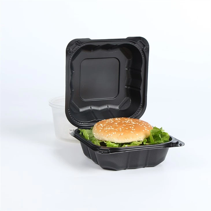 225 6X6 Nắp có Bản lề Hộp Burger