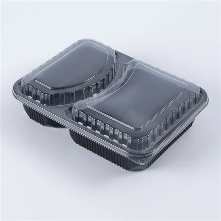 Hộp Bento mang đi 2 ngăn bằng nhựa