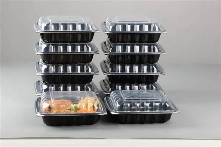 Hộp đựng thực phẩm 3 ngăn dùng được cho lò vi sóng