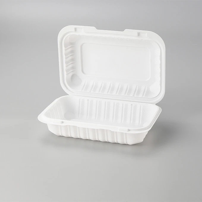 Hộp đựng thức ăn có bản lề 9x6" Hộp đựng thức ăn vỏ sò MFPP