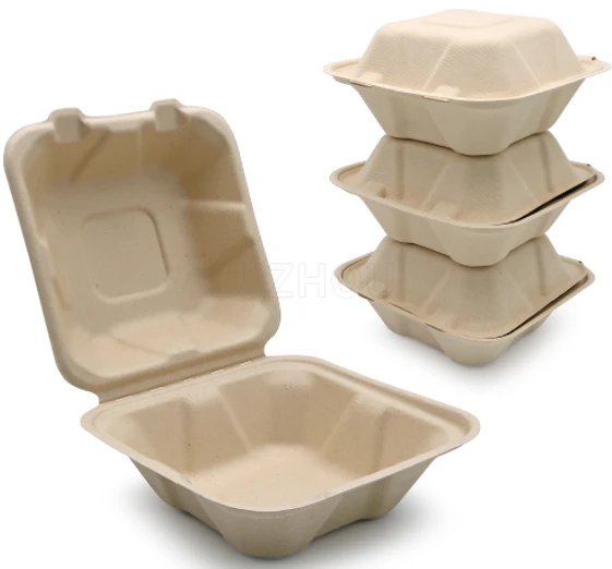 Hộp đựng thức ăn bã mía mang đi