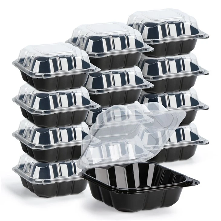 Hộp đựng Bento dùng một lần có bản lề