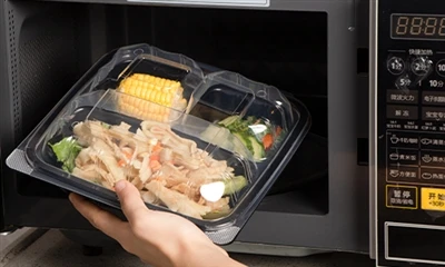 9x6inch Màu Đen Đựng Thùng Bảo Quản Nhựa Có Thể Xếp Chồng Để Đi Hộp Lấy Ra Ba...
