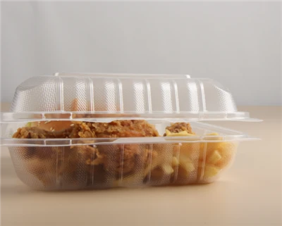 Container 3 Ngăn Trong Suốt Mang Đi