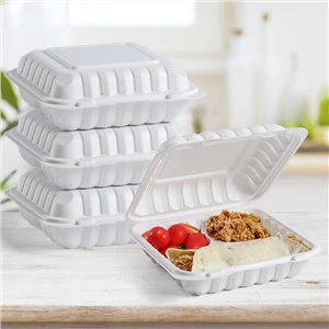 Hộp đựng thức ăn mang đi bằng nhựa 9''x9''