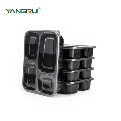 Hộp cơm Bento 4 ngăn dùng một lần