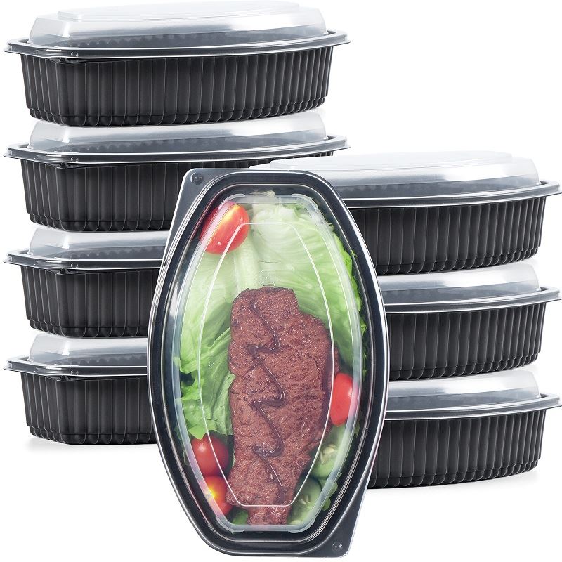28 oz hộp đựng thức ăn hình bầu dục