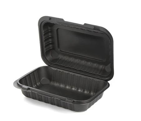 Hộp thực phẩm 9x6 inch đen trắng