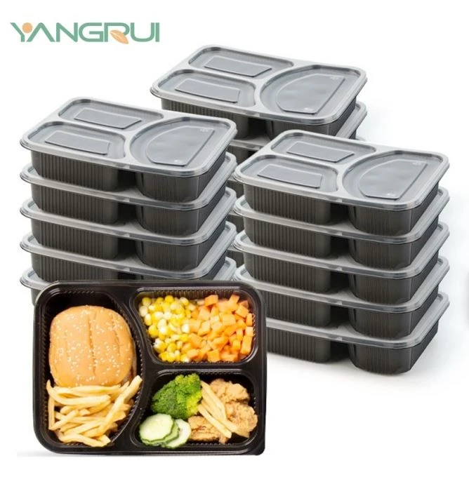 Hộp đựng thức ăn 3 ngăn chống rò rỉ